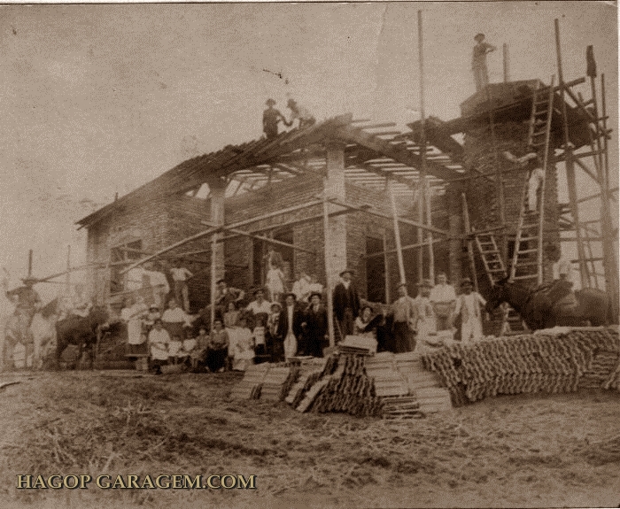 Construção da casa do gerente da Cartiera