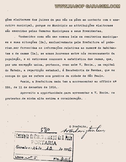 criação do distrito de paz de osasco 1916 processo